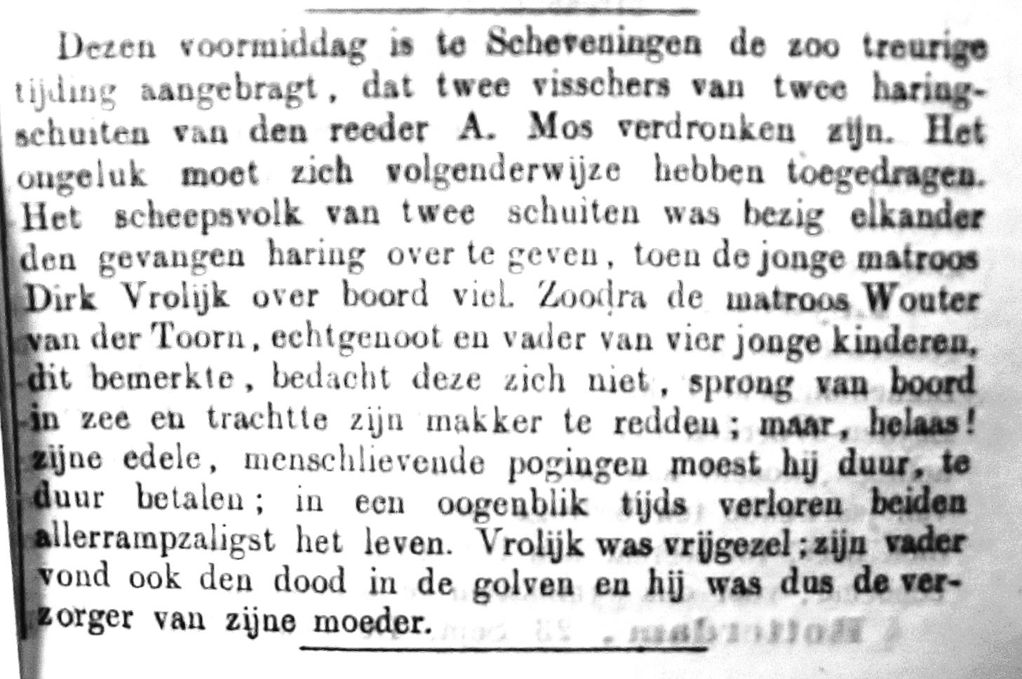 Jacoba Mos en de Cornelia Mos